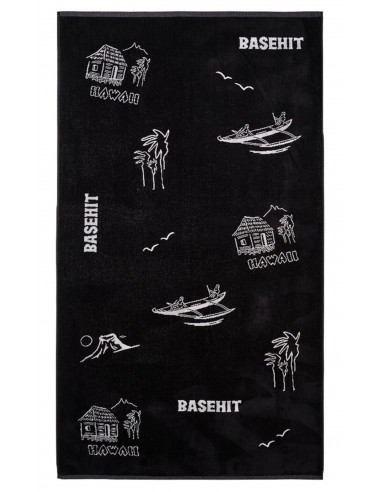 Basehit - 221.BU04.11 - Black - One Size 160 cm x 86 cm - Πετσέτα Θαλάσσης