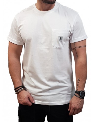 Element - Z1SSI1 ELF1 - Basic Pocket Label - 3904/Optic White - T-shirt