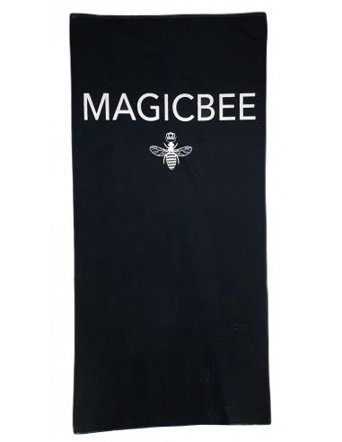 MAGIC BEE - MB220 - LOGO - BLACK - 140 Χ 70 cm  - Πετσέτα Θαλάσσης