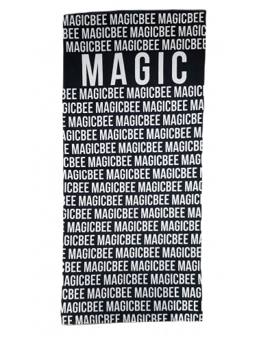 MAGIC BEE - MB221 - DETAIL - BLACK - 140 Χ 70 cm  - Πετσέτα Θαλάσσης