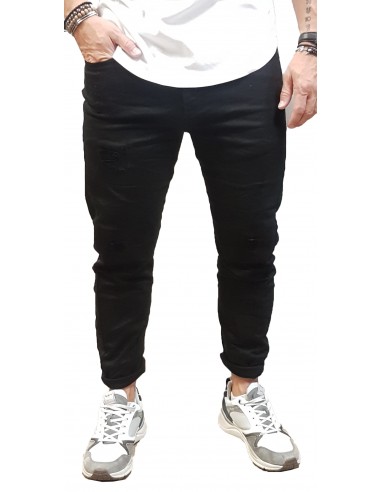 Senior - 01-454 - Slim Fit - Black Denim - Παντελόνι Jeans