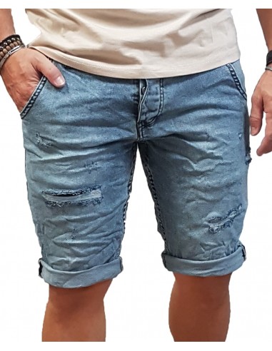 Senior - 01-509 - Snow Blue Denim - Βερμούδα Jean