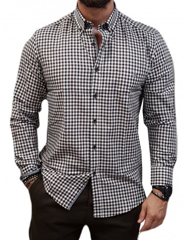 Visconti - 2737-3 - White Check - Regular Fit - Πουκάμισο