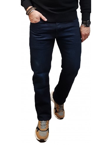 Senior - 08-421 - Regular Fit - Dark Blue Denim - Παντελόνι Jeans