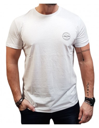 Jack&Jones - 12205022 - Jje Shark Tee SS Crew Neck Noos  - White/Navy Blazer - T-shirt