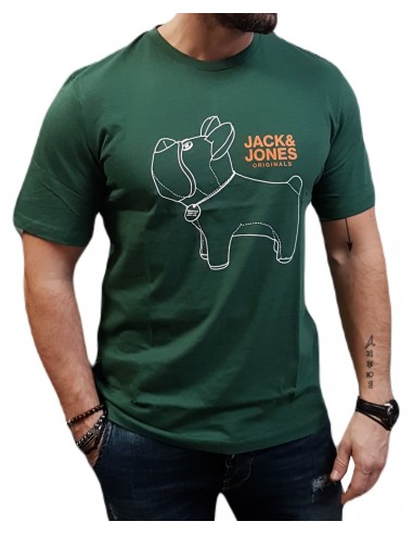 Jack&Jones - 12232653 - Jor Pal Tee SS Crew Neck FST - Loden Frost - Slim Fit  - T-shirt
