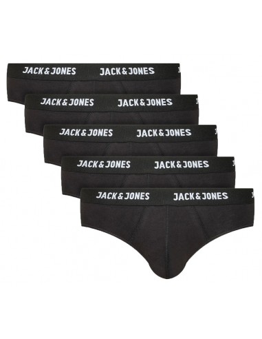 Jack&Jones - 12175102 - Jac Solid Briefs 5 Pack LN - Black - Εσώρουχα