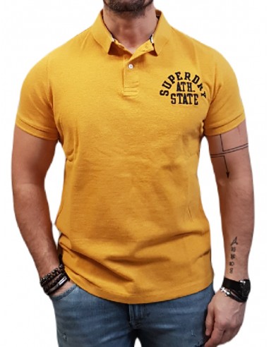 Superdry - M1110349A 5YC- Vintage Superstate Polo - Turmeric Marl - Μπλούζα Μακό