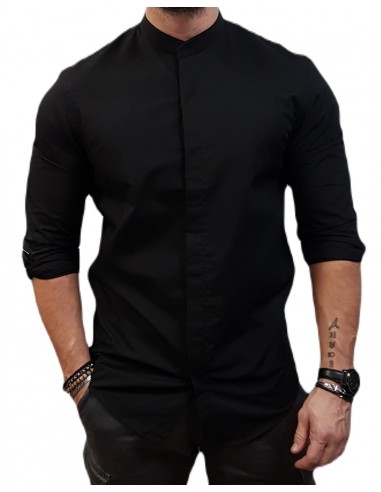 Vittorio Artist - 800-24-0042 - Mao - Black - Πουκάμισο