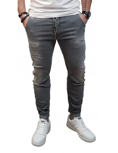 Cover - Namos - K3775-26 - 3D Loose Skinny Fit - Grey Denim - παντελόνι Jeans