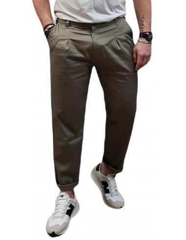 Cover - Willy - H0101-26 S/S-23 -  Khaki - Παντελόνι Υφασμάτινο