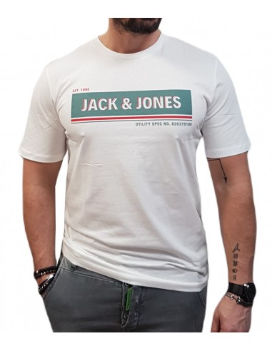 Jack&Jones - 12232323 - Jco Adam TEE SS Crew Neck FST - White - T-shirt