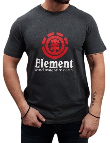 Element - ELYZT00152 - Vertical SS - KSQH/Charcoal Heather - T-shirt