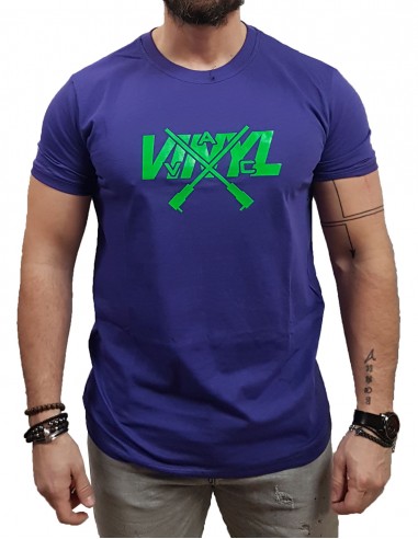 Vinyl Art - 91324-22 - Big Logo T-SHIRT - Purple - μπλούζα μακό