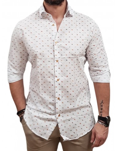 Vittorio Artist - 800-23-4024 - Off White -  Πουκάμισο