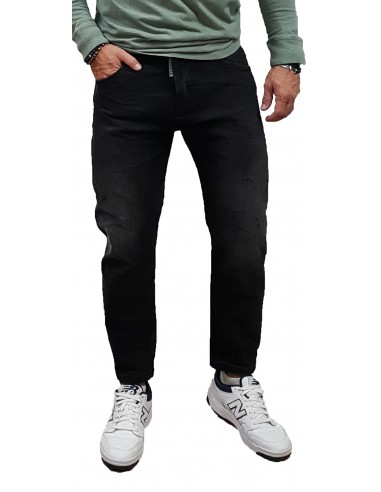 Cover - Monaco - G2494-27  - Black - 3D Loose Fit - Παντελόνι Jean