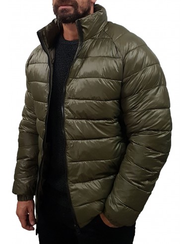 JACK&JONES - 12241629 - Jco Trace Light Jacket Stand Collar - Olive Night -  Μπουφάν