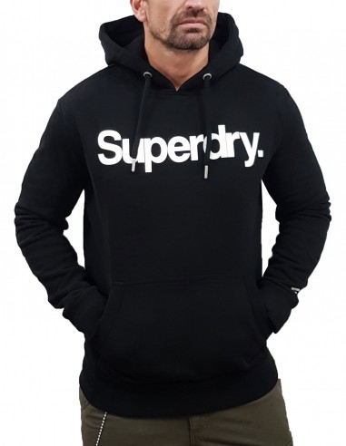 Superdry - M2013243A 02A -Core Logo Classic Hood - Black - Φούτερ