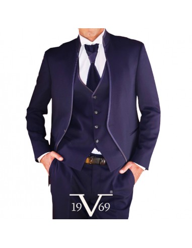 19V69 Versace - 07.31.Emilio Mao - Navy - Κουστούμι slim fit