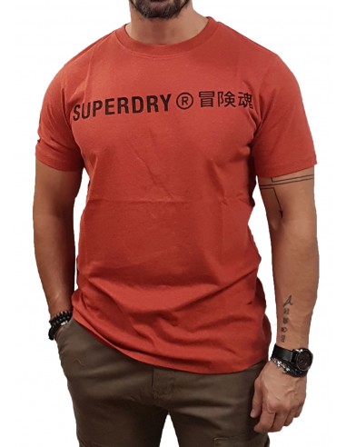 Superdry - M1011758A 1AS - Workwear Logo Vintage T shirt - Americana Orange Marl  - T-shirt