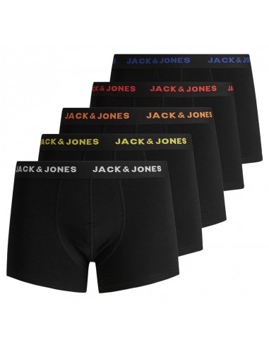Jack&Jones - 12242494 - Jac Black Friday Trunks 5 Pack Box - Black/Blue waist  - Εσώρουχα
