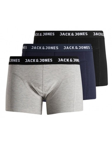 Jack&Jones- 12160750 - Jac Anthony Trunks 3 Pack - Black/Blue Night - Εσώρουχα