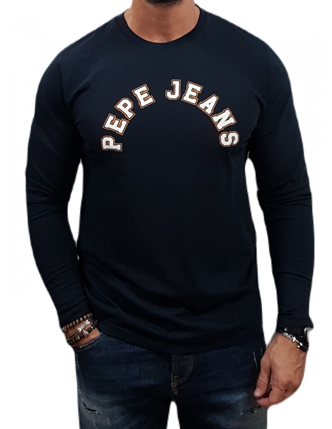 Pepe Jeans - μπλούζα LS Westend - - - PM509227-594 Dulwich Tee μακό