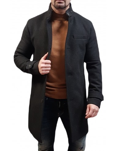 Jack&Jones - 12177644 - Jpr Bla Melton Wool Coat SN - Dark Grey - Παλτό