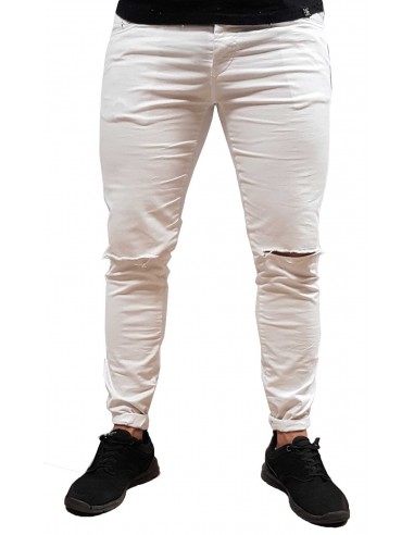 Vittorio - Frankie Trousers - White - παντελόνι υφασμάτινο