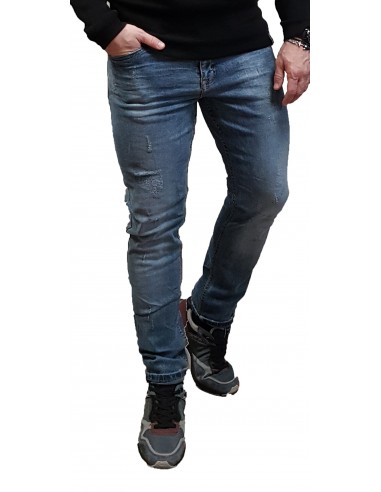 Marcus - 14-200260 2170 - Cutler Ripped - Blue - Slim Fit - Παντελόνι Jeans