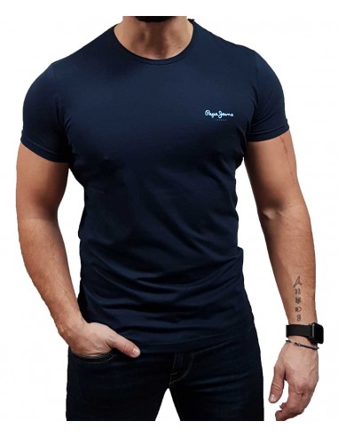 Pepe Jeans - PM508212-595 - Original Basic 3 N - Navy - Μπλούζα μακό