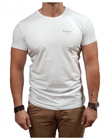 Pepe Jeans - PM508212-800 - Original Basic 3 N - White - Μπλούζα μακό