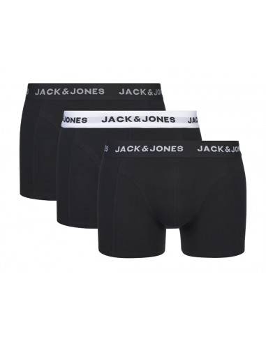 Jack&Jones- 12254363 - Jac Solid Trunks 3 Pack OP - Black/Black - Εσώρουχα