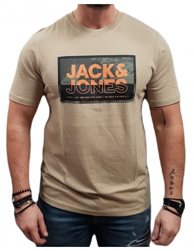 Jack&Jones - 12253442 - Jco Logan TEE SS Crew Neck SS24 - Crockery - T-shirt