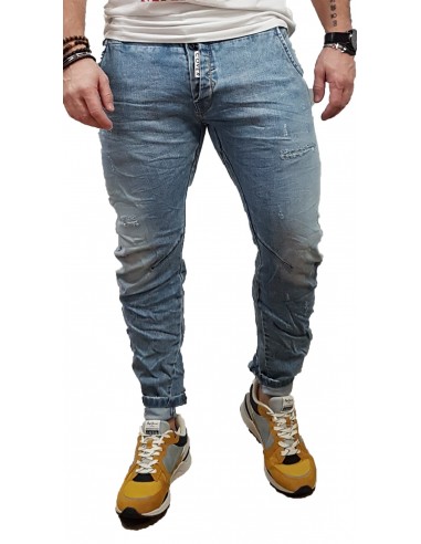 Cover - Namos - Q4875-28 - 3D Loose Skinny Fit - Blue Denim - παντελόνι Jeans