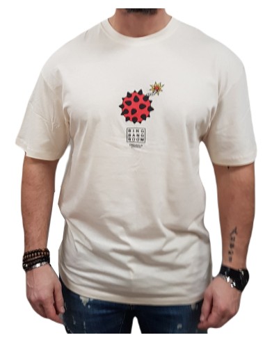 Jack&Jones - 12254169 - Jor Blockpop Tee SS Crew Neck TG LN - Buttercream - Slim Fit  - T-shirt