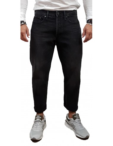 Jack&Jones - 12237649 - Jji Frank Jj Original MF 983 - Black Denim - παντελόνι Jeans CROPPED FIT