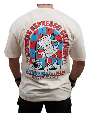 Jack&Jones - 12254168 - Jor Toast Tee SS Crew Neck TG LN - Buttercream - Oversize  - T-shirt