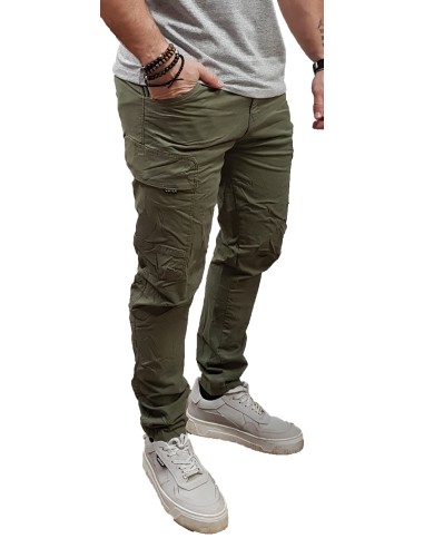 Cover - Hummer - T0187-28 - Khaki - Slim Fit - Παντελόνι Υφασμάτινο