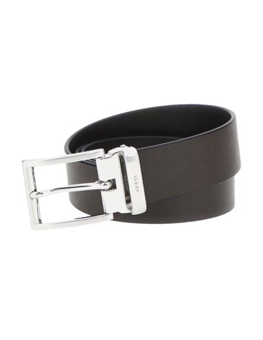 Guess - BM7795 P4135 - Classic genuine Leather Belt - Brown - Δερμάτινη Ζώνη