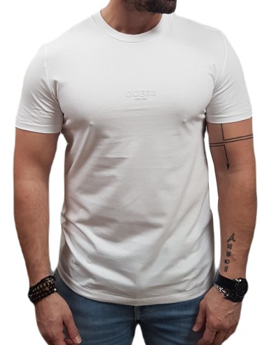 Guess - M2YI72I3Z14-G011- White - Slim Fit - T-Shirt Μακό
