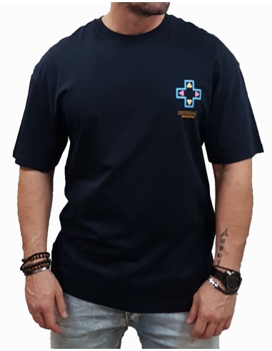 Jack&Jones - 12254172 - Jor Vivid Tee SS Crew Neck TG - Sky Captain - Oversize  - T-shirt