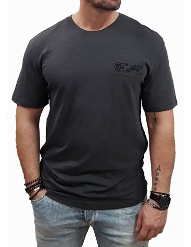 Jack&Jones - 12249187 - Jj Guru Tee SS O-Neck - Ashpalt - Regular Fit   - T-shirt