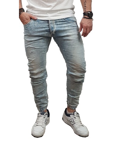 Cover - N4780-28 - New Type - 3D Loose Fit - Blue Denim - παντελόνι Jeans