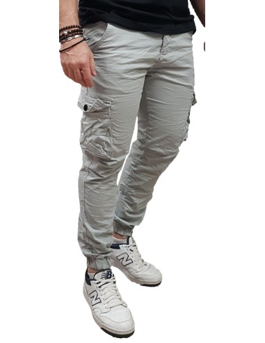 Senior - 1355 - Slim Fit - Light Grey - Παντελόνι CARGO
