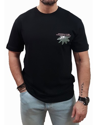 Jack&Jones - 12252175 - Jor Tampa Back TEE SS Neck SN - Black - T-shirt