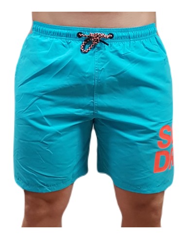 Superdry - M3010228A BVT - Sportswear Logo 17 Swimshort - Beach Blue   - Μαγιό