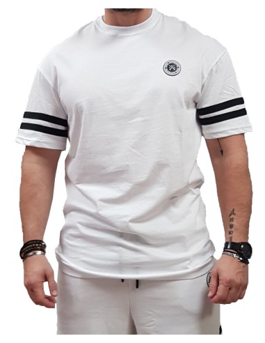 Vinyl Art - 67845-02 - Oversized t-shirt - White - μπλούζα μακό