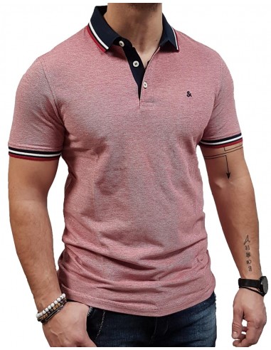 Jack&Jones - 12136668 - Jje Paulos Polo SS Noos - Rio Red - Slim Fit - Μπλούζα Polo