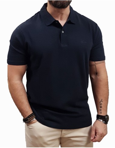 Guess - M4GP02KC601-G7V2 - Navy - Regular Fit - Μπλούζα Πικέ